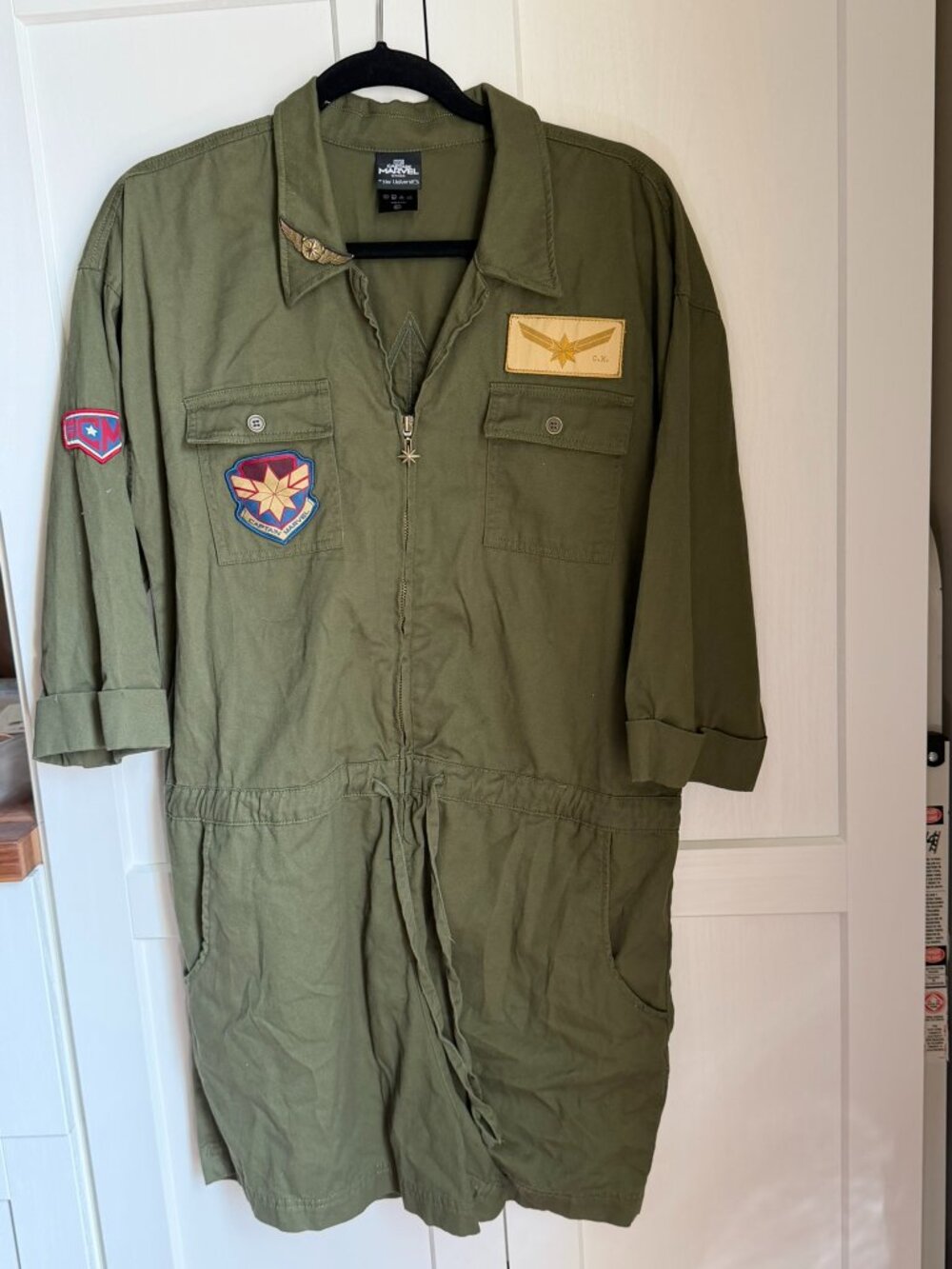 Her Universe Cosplay Captain Marvel Jumpsuit Halloween Fall